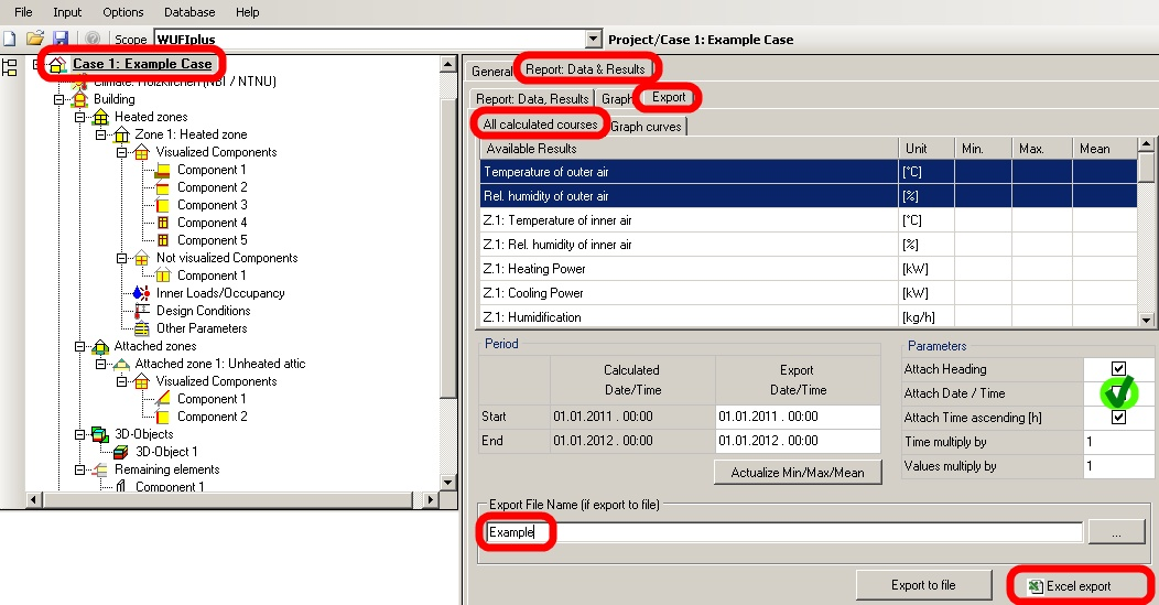 24:Export of general results